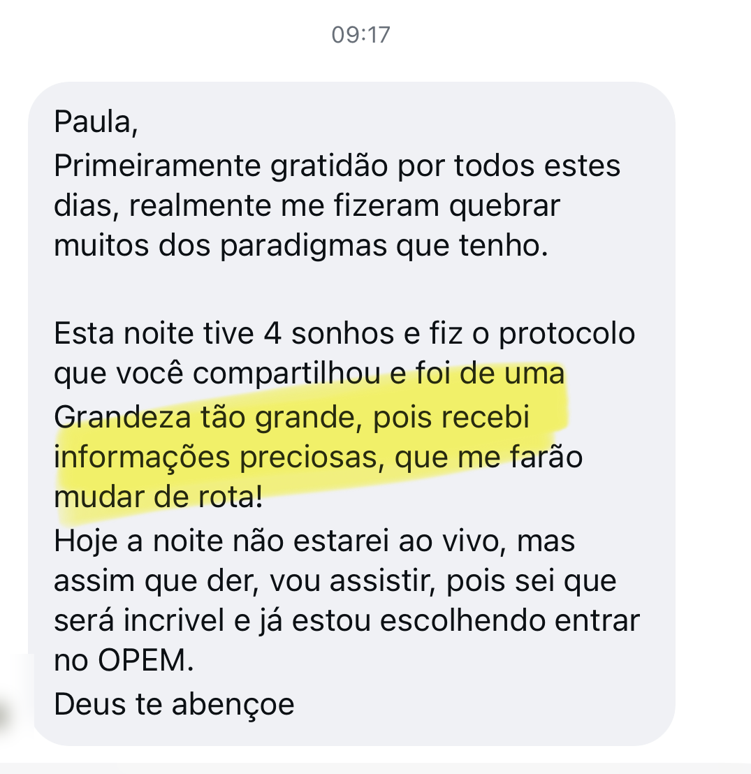 Depoimento de aluna do Dia 09 do desafio