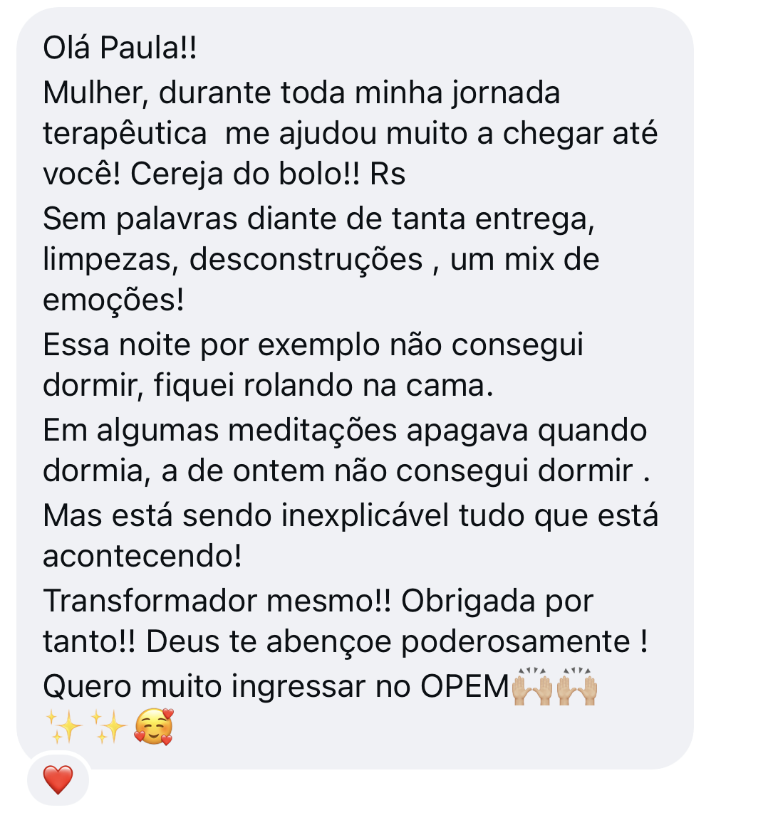Depoimento de aluna do Dia 10 do desafio